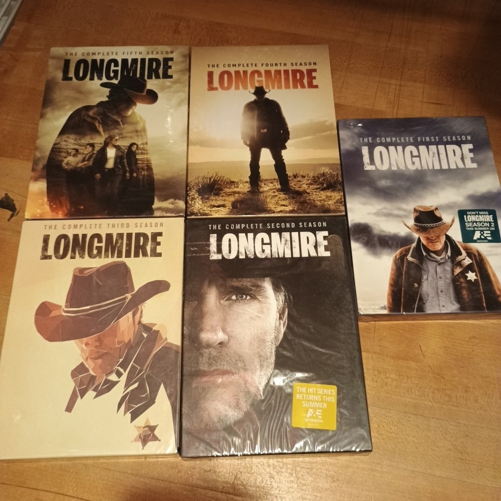 Longmire The TV Series Season 1-5 DVD Box Set Collection - Picture 2 of 3
